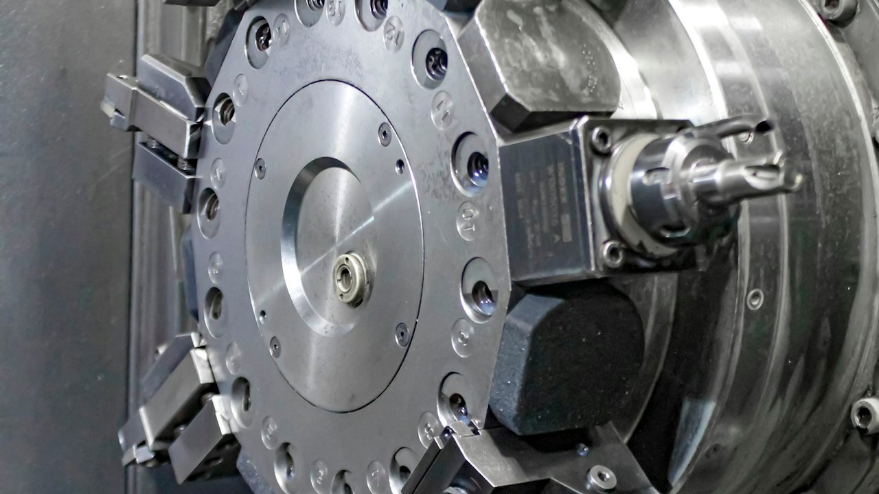 Machined steel industrial machinery component